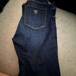 Guess Navy Skinny Mid Jeans
